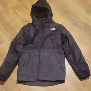The North Face Charcoal and Black Hooded Jacket